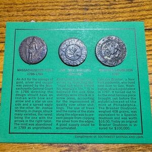 3 Reproduction coins from 1600-1789